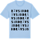 Blue Soul t-shirt med Rävsund ordlek t-shirt