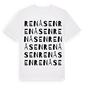 Renåsen ordlek t-shirt – ekologisk bomull t-shirt från Pinshirt