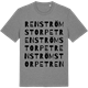 Mid Heather Gray t-shirt med Renströmstorpet ordlek t-shirt