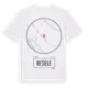 White t-shirt med Resele t-shirt