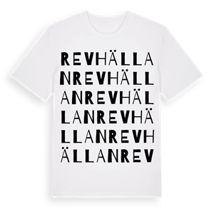 Revhällan ordlek t-shirt – ekologisk bomull t-shirt från Pinshirt