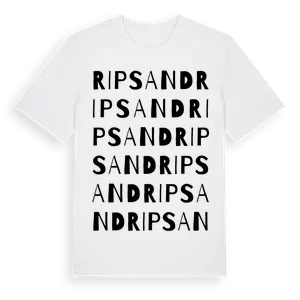 Ripsand ordlek t-shirt – ekologisk bomull t-shirt från Pinshirt