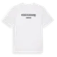 White t-shirt med Risbäcksbodarna i Sverige t-shirt