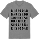 Mid Heather Gray t-shirt med Risbodarna ordlek t-shirt