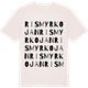 Vintage White t-shirt med Rismyrkojan ordlek t-shirt