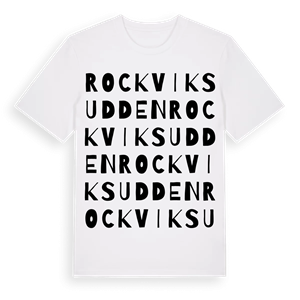 Rockviksudden ordlek t-shirt – ekologisk bomull t-shirt från Pinshirt