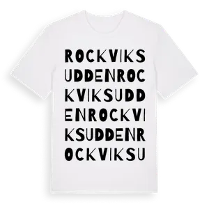 Rockviksudden ordlek t-shirt – ekologisk bomull t-shirt från Pinshirt