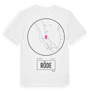 Röde t-shirt – ekologisk bomull t-shirt från Pinshirt