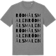 Mid Heather Gray t-shirt med Rödhålsmalen ordlek t-shirt