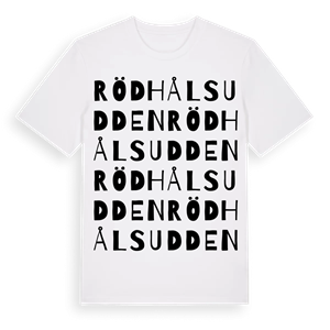 Rödhålsudden ordlek t-shirt – ekologisk bomull t-shirt från Pinshirt