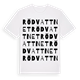 Rödvattnet ordlek t-shirt