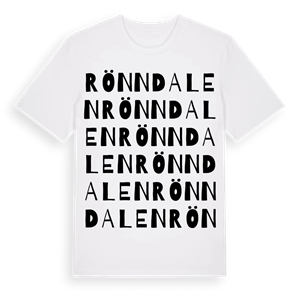 Rönndalen ordlek t-shirt – ekologisk bomull t-shirt från Pinshirt