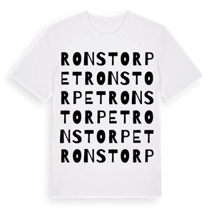 Ronstorpet ordlek t-shirt – ekologisk bomull t-shirt från Pinshirt