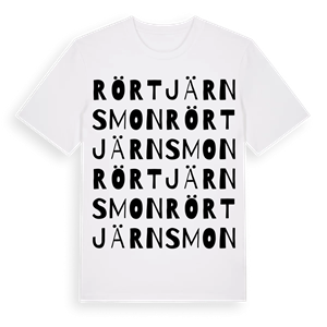 Rörtjärnsmon ordlek t-shirt – ekologisk bomull t-shirt från Pinshirt