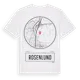 White t-shirt med Rosenlund t-shirt