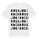 Rössjögården ordlek t-shirt