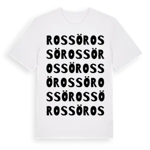 Rossö ordlek t-shirt – ekologisk bomull t-shirt från Pinshirt