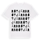 Rötjärn ordlek t-shirt