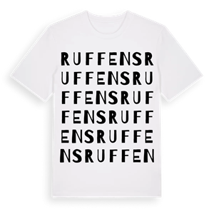 Ruffens ordlek t-shirt – ekologisk bomull t-shirt från Pinshirt