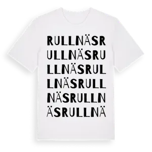 Rullnäs ordlek t-shirt – ekologisk bomull t-shirt från Pinshirt