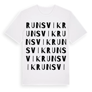 Runsvik ordlek t-shirt – ekologisk bomull t-shirt från Pinshirt