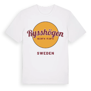 Rysshögen cirkel t-shirt – ekologisk bomull t-shirt från Pinshirt