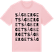 Pink Cotton t-shirt med Sågberget ordlek t-shirt