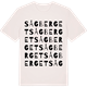 Vintage White t-shirt med Sågberget ordlek t-shirt