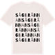 Vintage White t-shirt med Sågbrännan ordlek t-shirt
