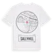 White t-shirt med Sallyhill t-shirt