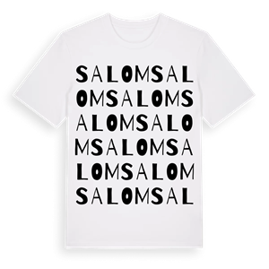 Salom ordlek t-shirt – ekologisk bomull t-shirt från Pinshirt