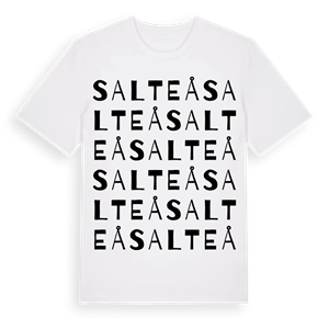 Salteå ordlek t-shirt – ekologisk bomull t-shirt från Pinshirt
