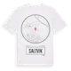 White t-shirt med Saltvik t-shirt