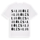 Saluböle ordlek t-shirt