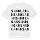 Sandlågan ordlek t-shirt