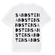 Sandsten ordlek t-shirt