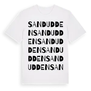 Sandudden ordlek t-shirt – ekologisk bomull t-shirt från Pinshirt