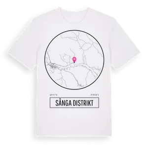 Sånga Distrikt t-shirt – ekologisk bomull t-shirt från Pinshirt
