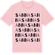 Pink Cotton t-shirt med Sanna ordlek t-shirt