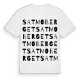 Satmoberget ordlek t-shirt