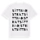 Sättna distrikt ordlek t-shirt