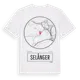 White t-shirt med Selånger t-shirt
