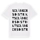 Selångers distrikt ordlek t-shirt