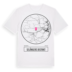 Selångers distrikt t-shirt – ekologisk bomull t-shirt från Pinshirt