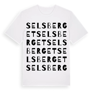 Selsberget ordlek t-shirt – ekologisk bomull t-shirt från Pinshirt