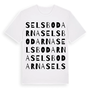 Selsbodarna ordlek t-shirt – ekologisk bomull t-shirt från Pinshirt