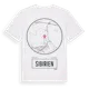 White t-shirt med Sibirien t-shirt