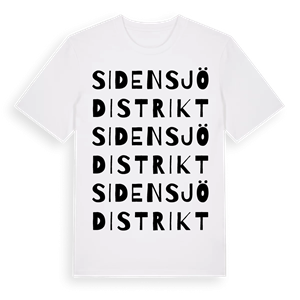 Sidensjö distrikt ordlek t-shirt – ekologisk bomull t-shirt från Pinshirt