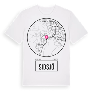 Sidsjö t-shirt – ekologisk bomull t-shirt från Pinshirt