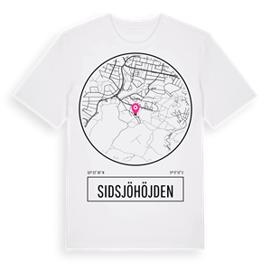 Sidsjöhöjden t-shirt – ekologisk bomull t-shirt från Pinshirt